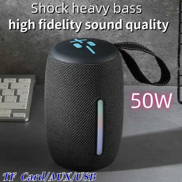 High power bluetooth altaboz Speaker Portable Subwoofer Outdoor Waterproof Wireless Audio 3D Surround Speaker TWS P PRO3 50WM240806