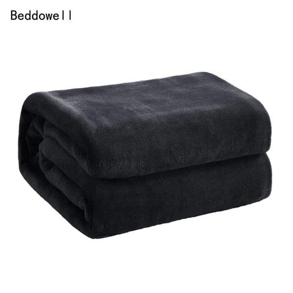 Spring Winter Flannel Blanket Fluffy Warm Soft Sofa Cover Bedspread Solid Blue Black Coral Fleece Plush Blankets For Beds 240806