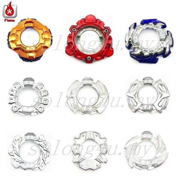 Flame Weight Power Metal Ring for Spinning Top Toys Y240803