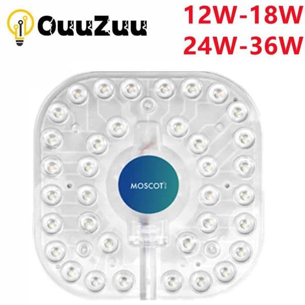 LED Module Source Ceiling 36W 24W 18W 12W LED Ring PANEL Circle Light AC220V Square Ceiling Board The Circular Lamp Board Y240802