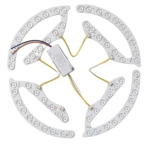 Led Module Lights Horseshoe plate three colors Led Lamp 220V Ceiling Lights Round Board Indoor For Room Ceiling Lamp Replacement Y240802