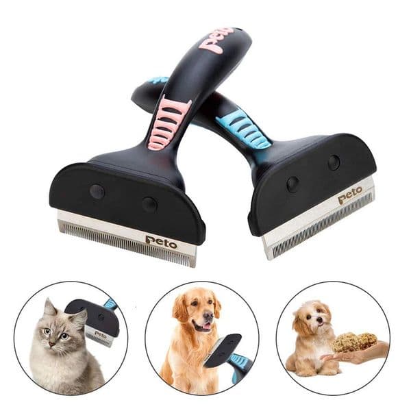 Pet Dog Brush Hair Removal Cat Brush Comb For Dogs Cats Long Short Hair Deshedding Trimmer Pet Grooming Tools Dog Supplies 240807