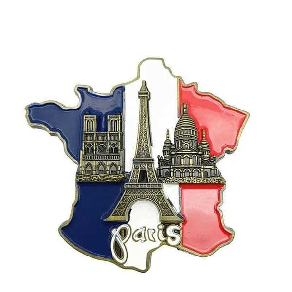 France Paris Ei-ffel Tower Triumphal Arch Refrigerator Magnetic Sticker 3D Fridge Magnet World Tourist Souvenir Collection GiftM240808