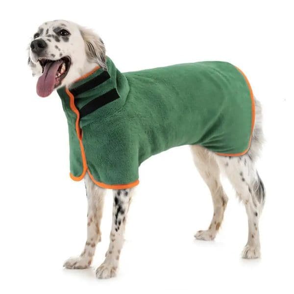 Pet beach towel with fast absorption ultrafine fiber dog accessories bathroom adjustable pet dry coat 240808