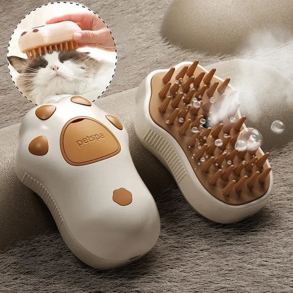 3-in-1 pet brush cat steam brush dog brush electric spray cat hair brush massage pet beauty products hair removal comb 240807