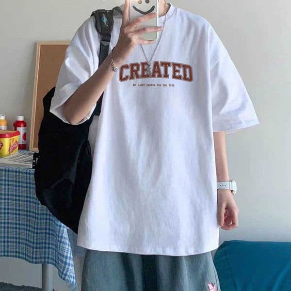 Men's T-Shirts Cotton short sleeve T-shirt Heavy men's T-shirt large size loose round neck T-shirt printed base shirt H240808