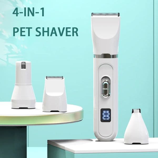 Dog Hair Clippers Grooming Electric Pet Clipper Professional Silent Hair Cutter USB Rechargeable Pet Grooming Clipper 240807