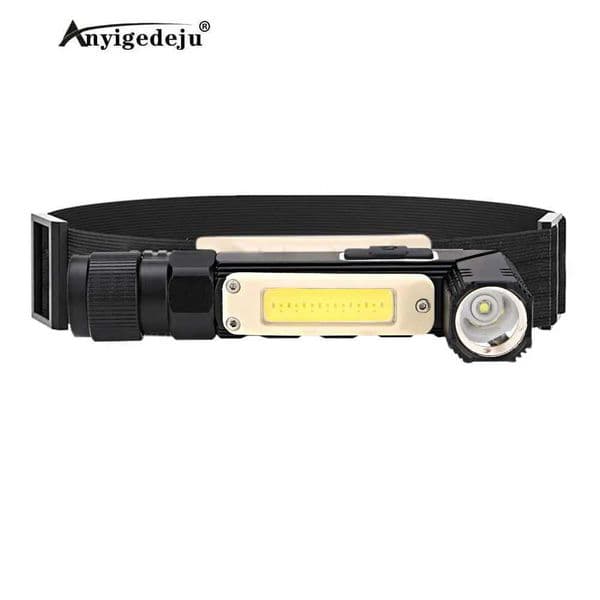 Super bright XPG COB Led Headlamp Red White Headlight 90 Degree Flash Lamp Twist Rotary Clip Head Light Magnet Torch For CampCL240807
