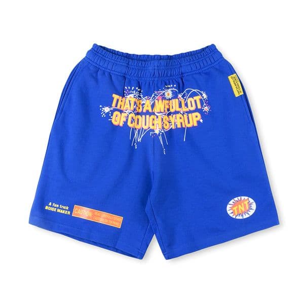 Blue Shorts Jogger That's A Awful Lot Of Cough Syrup Summer Pant For Men Women Drawstring Printed Short Pants Holidays Cotton Clothing 24FW