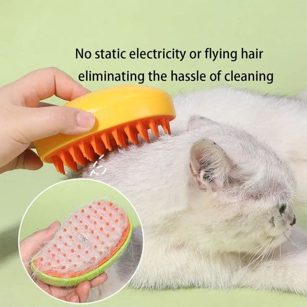 Cat and dog steam brush Steam brush Electric spray for pet massage beauty tools 3 in 1 Electric spray Massage comb supplies 240807