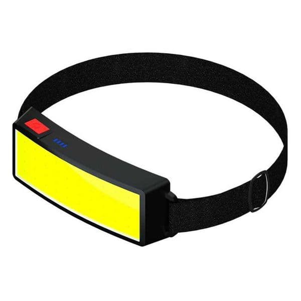High Lumens COB LED Headlamp Wide Beam USB Rechargeable Headlight Waterproof Head Lamp Head Flashlight New ArrivalCL240807