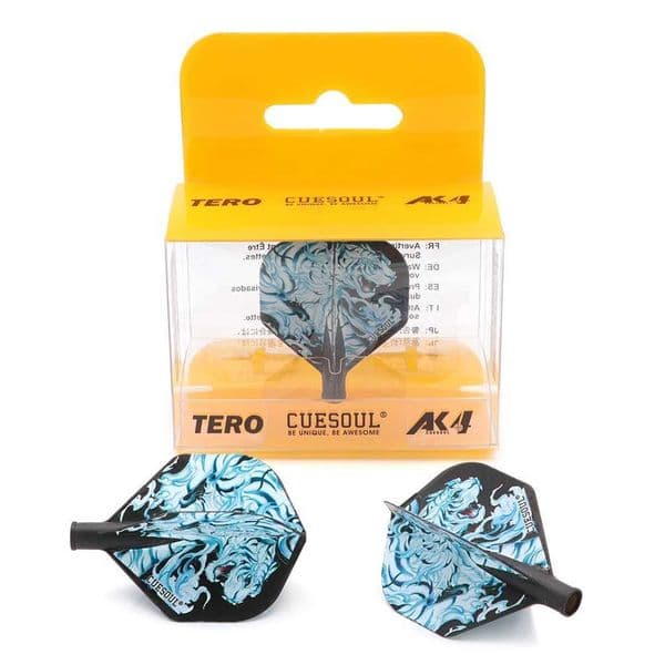CUESOUL TERO AK4 Dart Flights with Four Mythological Symbols Design Y240807
