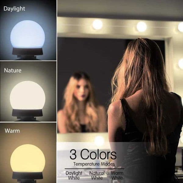 Mirror light bulb vanity light USB 5V bathroom vanity table lamp dimmable LED vanity light for makeup mirror LED light X2504091