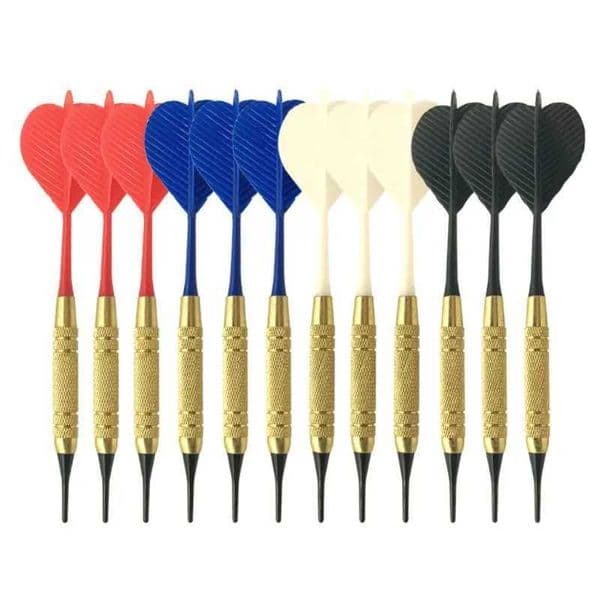 12pcs/set Soft Nylon Tip Darts PC Shaft for Electronic Plastic Home B Y240807