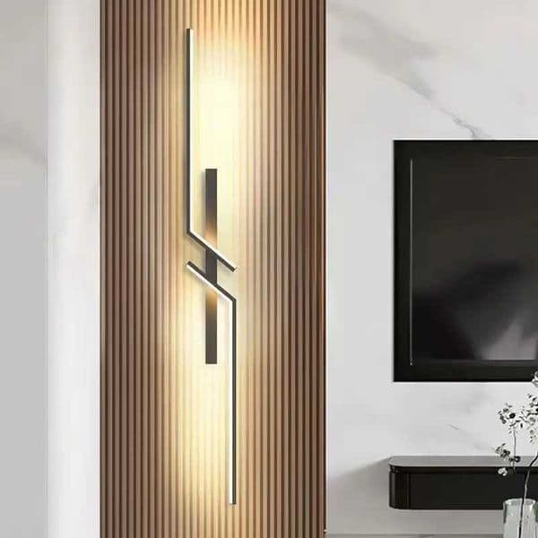 Modern LED wall lamp strip wall lamp TV background decoration indoor lighting suitable for bedroom living room household lighting fixtures B240808