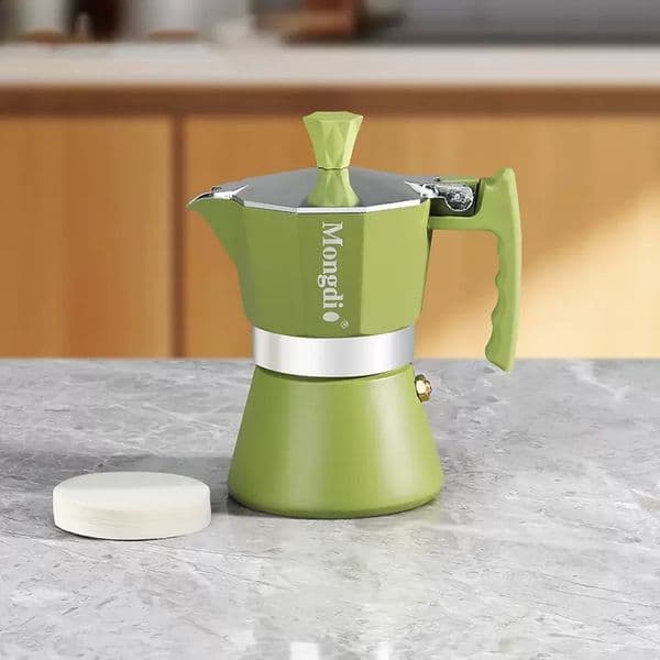 cologne 2026 90Ml Aluminum Stove Moka Pot For Espresso perfume Coffee Maker Free Shipping