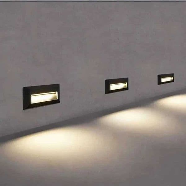 6W LED Square Wall Light Outdoor Exposed Waterproof Staircase Light AC85-260V Porch Balcony Garden Indoor Square Night LightCL240809