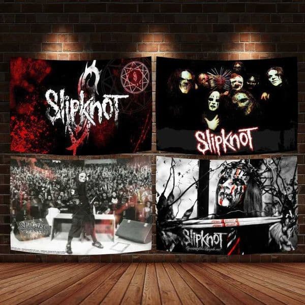 90x150 Rock Band Vintage Tapestry Decoration Living Room Bar Decoration Mural W240809