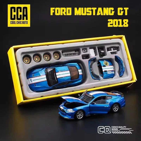 Plane CCA slot car MSZ 1 42 2018 Ford Mustang GT Toy Car Model Racing Alloy Assembly Series Sports Cars Fitting Styles Car Track