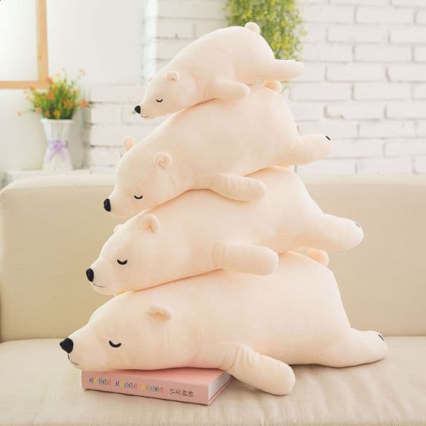 1pc 60cm Cute Stuffed Down Cotton Animal Pillow Kawaii Sea Otter Toys for Children Kids Girls Christmas Birthday Gift MX200716 thumbnail 2