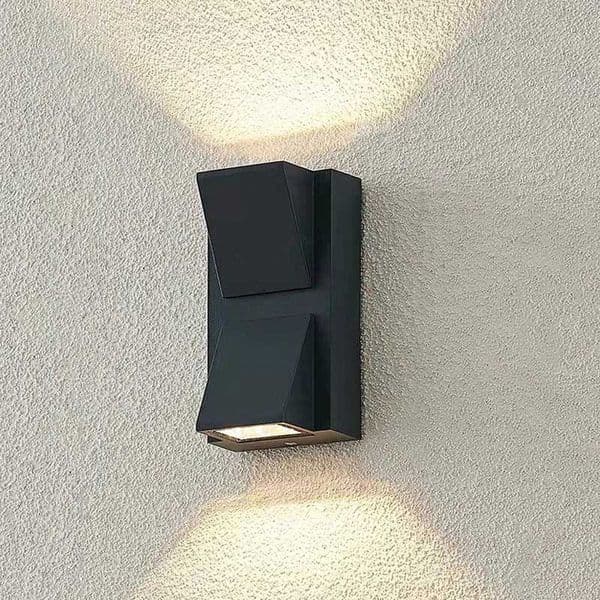 Exquisite Design Waterproof LED Wall Lamp Single Head Double Headed K-type 3W 6W Indoor Outdoor Porch Garden Landscape LightingCL240809
