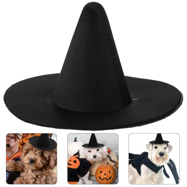 Mini Halloween Witch Hat Cap Hanging Witch Hat Costume Accessory For Halloween Party Favor Black Miniature Hat Handcraft Y240810