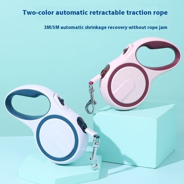 Automatic telescc belt for walking dogs, ropes, dog and cat devices, pet products, outdoor traction ropes