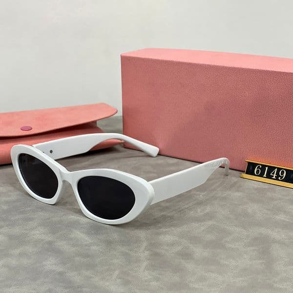 Designer for women oval luxury monogram high quality sunglasses With box