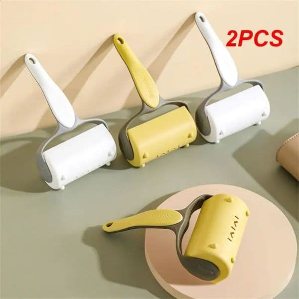 2PCS Hair Removal Pet Posting Multi functional Posting Equipment Dustproof Paper Roller Home Accessories Hand Tear 240812