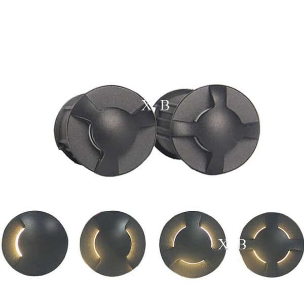 3W 5W 1W LED Garden Light IP67 AC110V220V DC12V Spotlights Outdoor Recessed Underground Lamp Floor Landscape Lighting 42/52/62MM CL240813