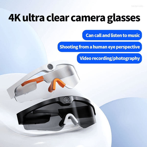 Sunglasses High Quality 4K Camera Sports Glasses Polarized Bluetooth Mini Smart Home