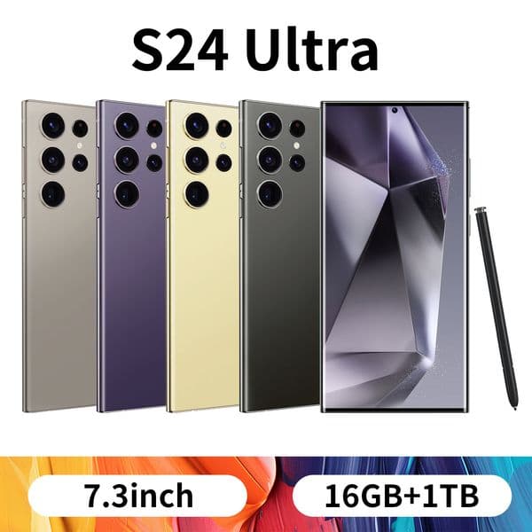 applicable to s24 ultra universal shell crossborder mobile phone 6 75inch screen 3 64g all netcom builtin pen smart phone