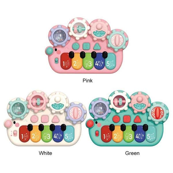 Baby Music Piano Toys Baby Music Piano Toy with Lights Sounds Interactive Early Learning Musical Toys Gifts for Girls and Boys Y240813