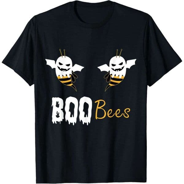 25ss T shirt for Mens Funny Ghost Boo Bees Lover Halloween T-Shirt Shirts Tshirt Graphic Tee Casual Tops Short sleeve Free shipping