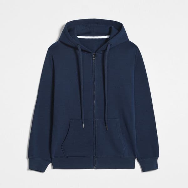 Hot selling men's polo hooded sweatshirt and pure cotton sportswear casual hooded sports jacket men's hooded sweatshirt in 7 colors