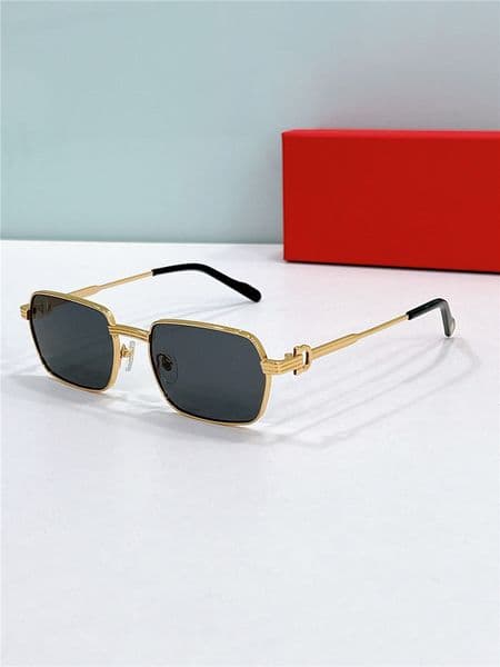 New fashion design square sunglasses 0463S metal frame simple and popular style versatile outdoor UV400 protection eyewear
