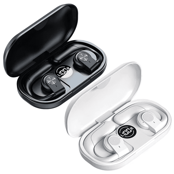 GT03 OWS Wireless Headphones Bluetooth 5.3 Heavy Bass Music Earbuds Noise Reduction Digital Display EarHook Type Sport Headphone