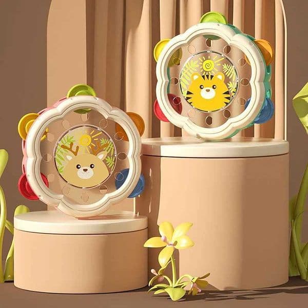 Kids Musical Instruments Hand Drum Shaking Rattle Infant Montessori Interactive Music Educational Toys Baby Toys 0 6 12 MonthsM240815