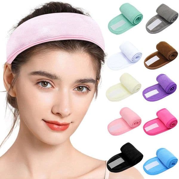 Woman Shower Hairband Adjustable Yoga Spa Hair bands Bath Headband Sport Headband