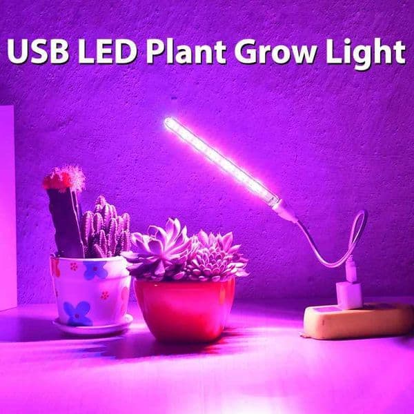 USB LED Grow Light 14LEDs Red 7LEDs Blue Full Spectrum Plant Grow Lamp Desktop Growth Lights For Indoor Greenhouse Plants Seed Y240816