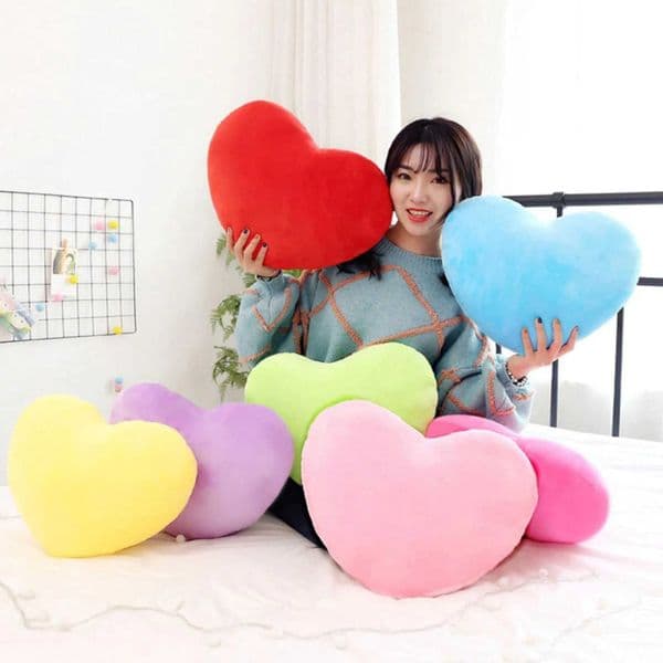 Cute red heart pillow love pillow cushion toys throw pillows to children W240816