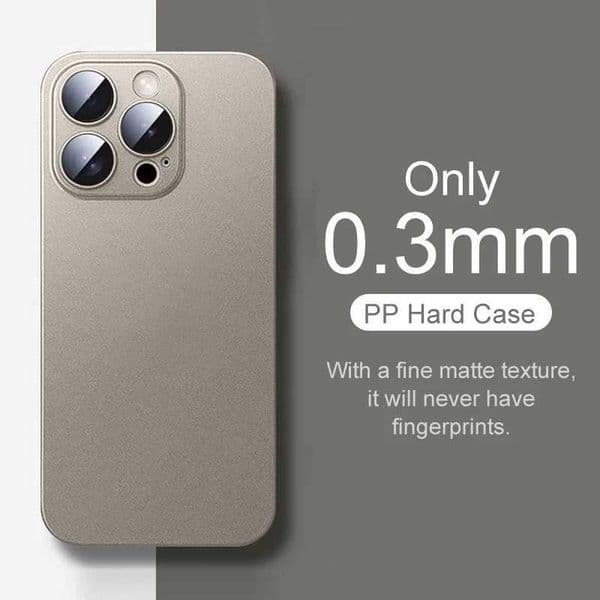 0.3mm Ultra Thin Clear Matte PP Hard Ultra Slim Case For iPhone 15 14 13 12 Mini 11 Pro Xs Max Xr 7 8 Plus Solid Color CoverM240816