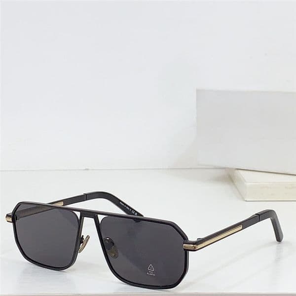 New fashion design square pilot sunglasses A53S metal frame simple and popular style versatile UV400 protection eyewear