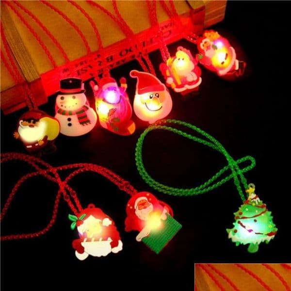Decorations Light Year New Up Necklace Decoration Bracelets Led Children Gift Toys For Kids Girls Fy2550 Bb1116 Drop Delivery Home Ga Dhpbx