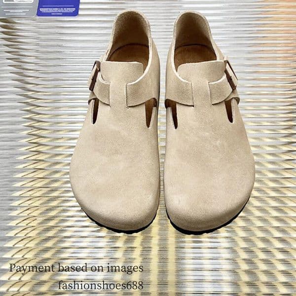 Lazy Baotou shoes suede comfortable casual flat shoes couple style travel shoes mens shoes womens shoes high-end luxury designer height shoes Sizes 35-44 +box