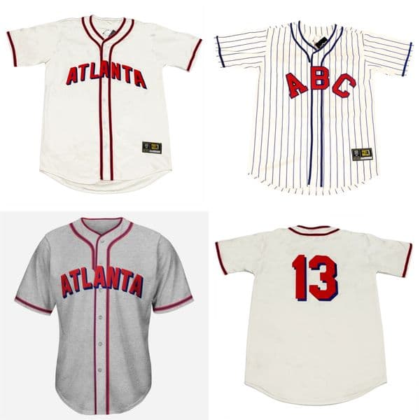 Atlanta Black Crackers Baseball Jerseys Custom Any Name Number Jersey Sizes S-6XL