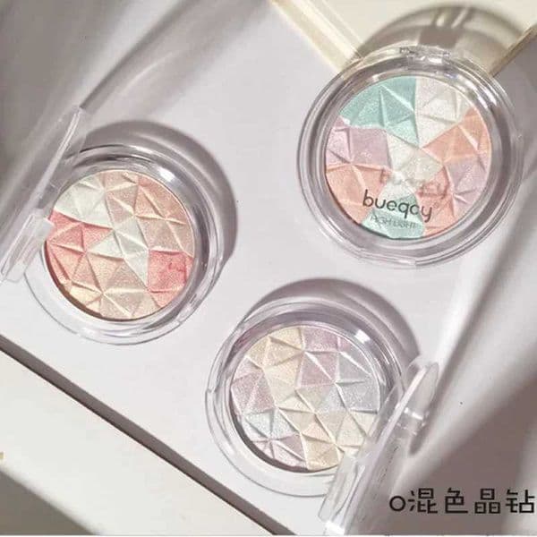 Highlighter Powder Matte Pearlescent Facial Contour Palette Female Cosmetics Cute Makeup Palette Three-dimensional Face Nature Y240816