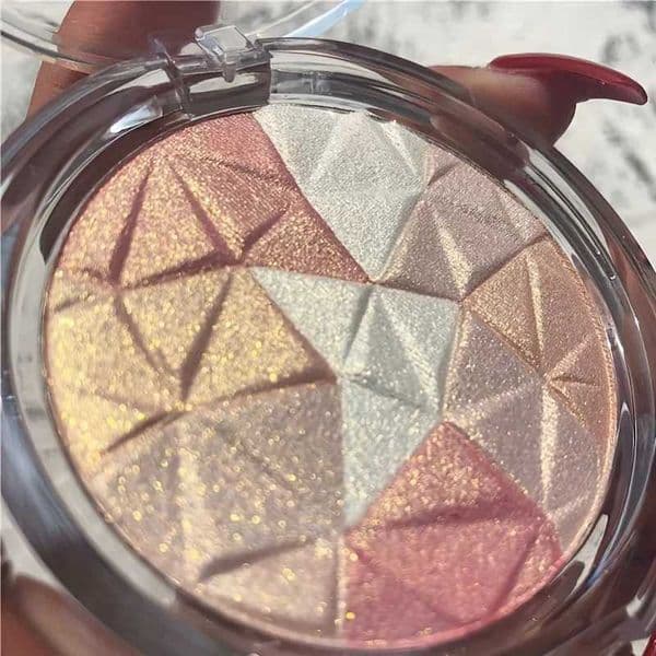 Luxe Glow Highlighter and Bronzer Palette - Ultra-Concentrated Shimmer for Face Body - Long-Lasting Versatile for Any Occasion Y240816