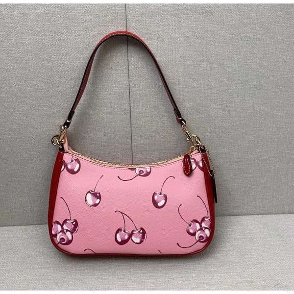 Cherry Teri shoulder Bag Swinger Women Axillary designer handBag fashion bag Purse Genuine leather Top Quality Flap Tote Bags Distress wallets dhgate