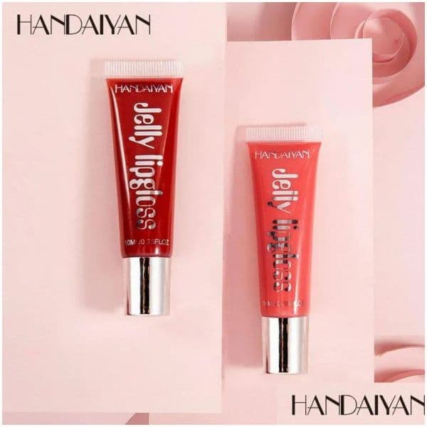 Lip Gloss Candy Color Jelly Lips Flips Plump Enhancer Squeeze Tube Lipgloss Moisturizer Nutritious Hydrating Handaiyan Makeup Drop D